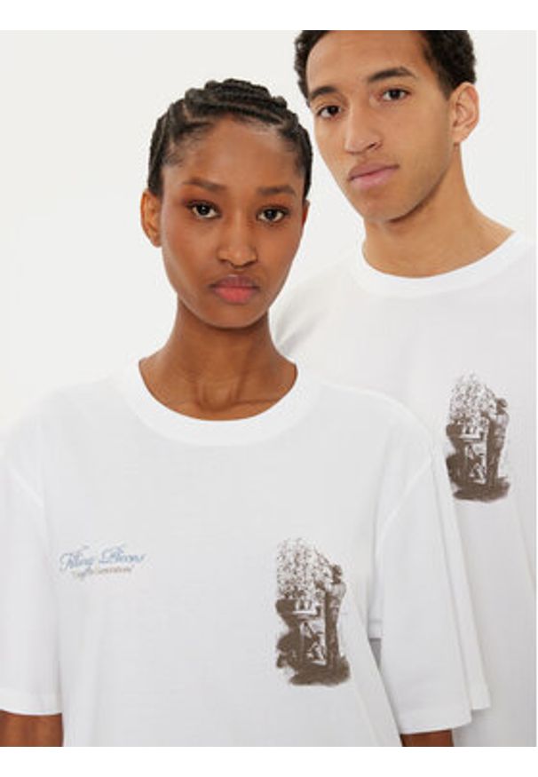 Filling Pieces T-Shirt Unisex Gardener 7449985 Biały Regular Fit. Kolor: biały. Materiał: bawełna