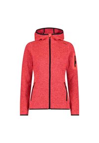 Bluza damska turystyczna CMP 3H19826. Kolor: czerwony. Materiał: polar. Styl: sportowy. Sport: turystyka piesza #1