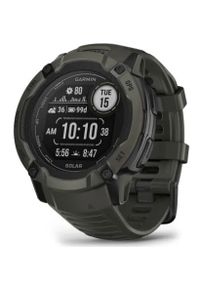 GARMIN - Zegarek sportowy Garmin Instinct 2X Solar (mchowy / mchowy pasek). Rodzaj zegarka: smartwatch. Styl: sportowy #1