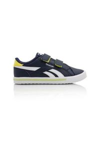 Buty do chodzenia dla dzieci Reebok Royal Complete 2. Zapięcie: rzepy. Kolor: niebieski. Materiał: guma, syntetyk, materiał. Szerokość cholewki: normalna. Model: Reebok Royal. Sport: turystyka piesza