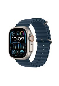 APPLE - Smartwatch Apple Watch Ultra 2 GPS + Cellular 49mm Titanium Case Ocean Band Niebieski (MREG3GK/A). Rodzaj zegarka: smartwatch. Kolor: niebieski #1