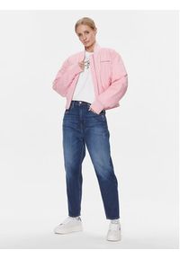 Tommy Jeans Kurtka bomber Classics DW0DW17240 Różowy Regular Fit. Kolor: różowy. Materiał: syntetyk #3