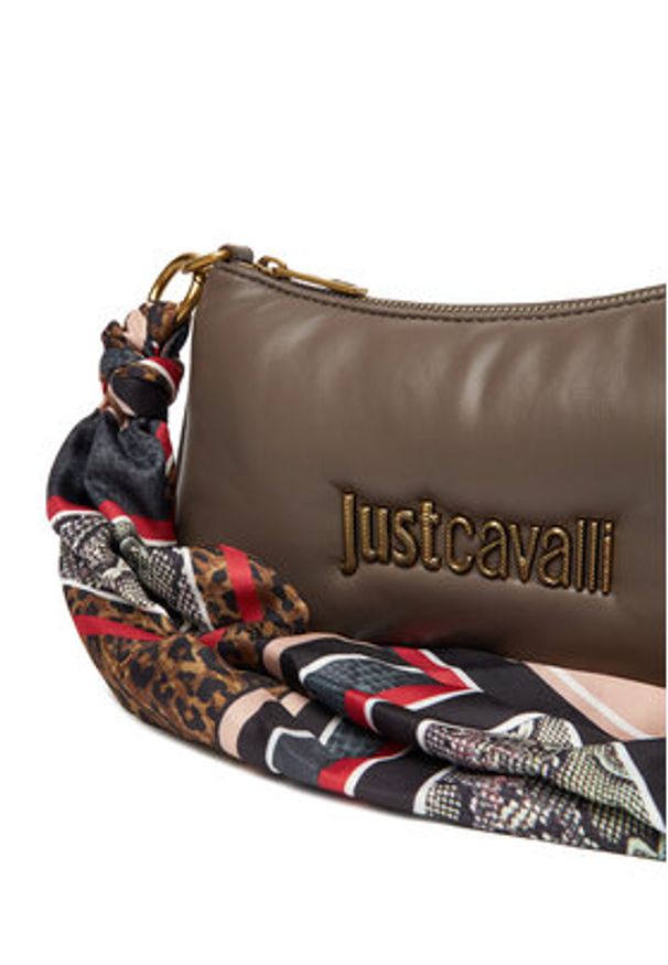 Just Cavalli Torebka 79RA4BD7 ZS748 Brązowy. Kolor: brązowy. Materiał: skórzane