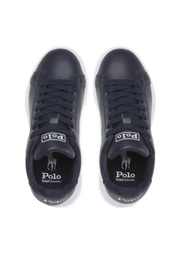 Polo Ralph Lauren Sneakersy Hrt Ct II 809845109008 Granatowy. Kolor: niebieski. Materiał: skóra