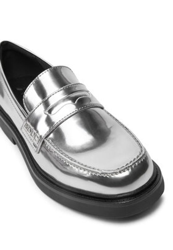 Aldo Mokasyny Verima 13838579 Srebrny. Kolor: srebrny. Materiał: skóra