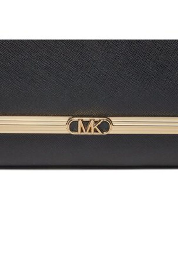 MICHAEL Michael Kors Torebka Mona 30H3G8OC3L Czarny. Kolor: czarny. Materiał: skórzane