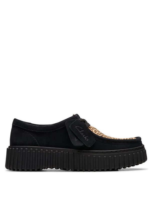 Clarks Półbuty Torhill Bee 26181189 Brązowy. Kolor: brązowy. Materiał: zamsz, skóra