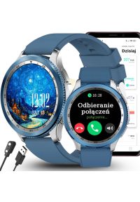 Rubicon - Smartwatch AMOLED Rozmowy Bluetooth Puls Ciśnienie Sport. Rodzaj zegarka: smartwatch. Styl: sportowy