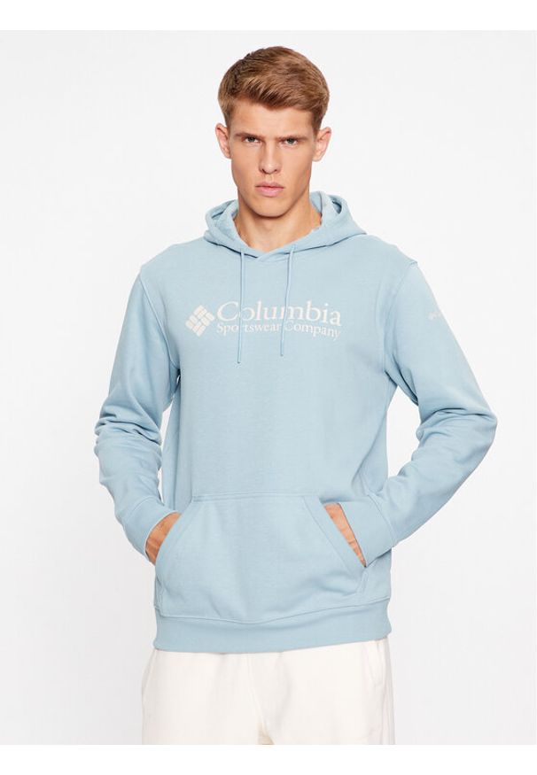 columbia - Columbia Bluza CSC Basic Logo™ II 1681664 Błękitny Regular Fit. Kolor: niebieski. Materiał: bawełna