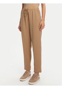 Marella Spodnie dresowe Abitata 2513131045 Beżowy Regular Fit. Kolor: beżowy. Materiał: syntetyk #1
