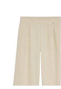 Vero Moda Kuloty Mymilo 10321626 Beżowy jasny Regular Fit. Kolor: beżowy. Materiał: len #2