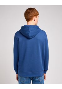 Lee - LEE MĘSKA BLUZA Z KAPTUREM LEE HOODIE DRAMA NAVY 112349514. Typ kołnierza: kaptur #3