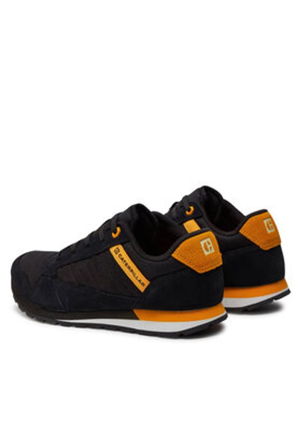 CATerpillar Sneakersy Ventura Shoe P110712 Czarny. Kolor: czarny. Materiał: skóra, zamsz