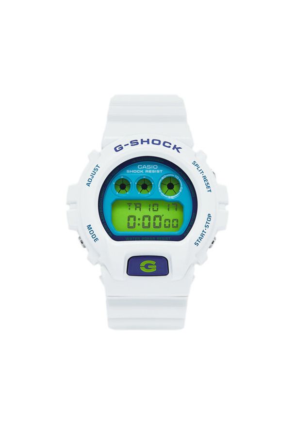 G-Shock - Casio Zegarek DW-6900RCS-7ER Biały. Kolor: biały