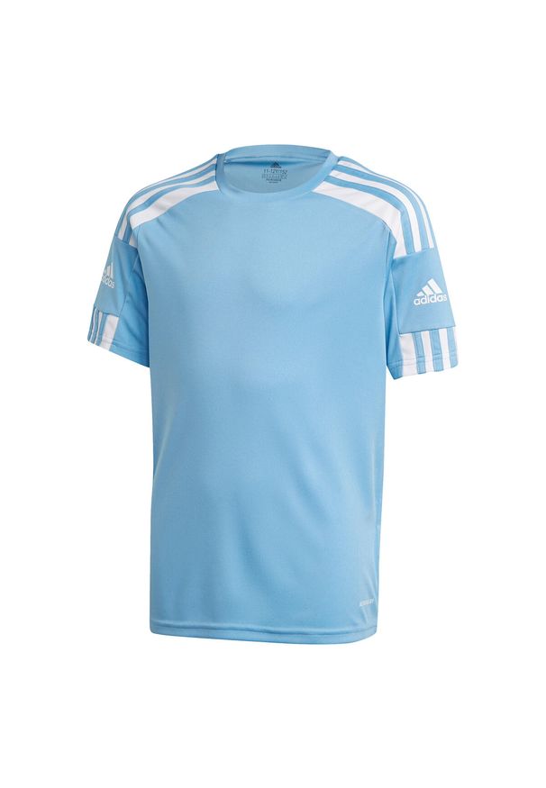 Adidas - Koszulka piłkarska dla dzieci adidas Squadra 21 Jersey. Kolor: wielokolorowy, niebieski, biały. Materiał: jersey. Sport: piłka nożna