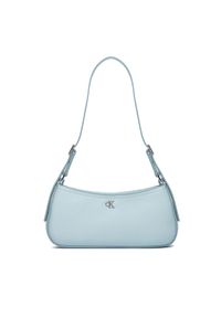 Calvin Klein Torebka Ck Small Shoulder Bag LV04F3170G Czarny. Kolor: czarny. Materiał: skórzane
