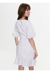 Pinko Sukienka letnia 100564 Y817 Biały Regular Fit. Kolor: biały. Materiał: bawełna. Sezon: lato #5