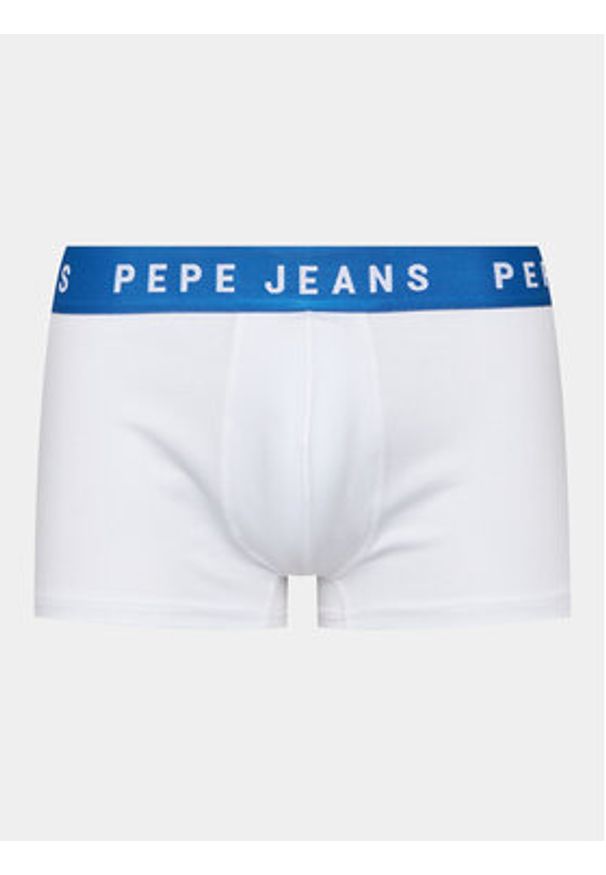 Pepe Jeans Komplet 2 par bokserek Logo Tk Lr 2P PMU10963 Biały. Kolor: biały. Materiał: bawełna