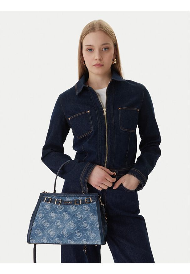 Guess Torebka Dovie HWDG99 09060 Niebieski. Kolor: niebieski