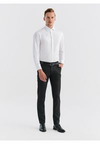 Pako Lorente - PAKO LORENTE – Spodnie męskie czarne P22WF-WX-003-C-0. Kolor: czarny. Materiał: poliester, wiskoza, elastan. Wzór: gładki #7