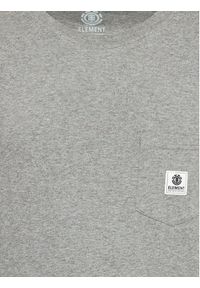 Element T-Shirt Basic Pocket Label ELYKT00116 Szary Regular Fit. Kolor: szary. Materiał: bawełna #3