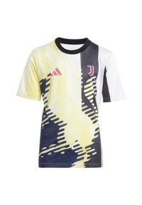 Adidas - Koszulka Juventus 24/25 Pre-Match Kids. Kolor: czarny, zielony, wielokolorowy, niebieski. Materiał: materiał