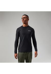 Longsleeve męski Berghaus 24/7 Basecrew. Kolor: czarny. Długość rękawa: długi rękaw