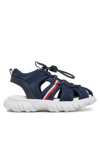 TOMMY HILFIGER - Sandały Tommy Hilfiger. Kolor: niebieski