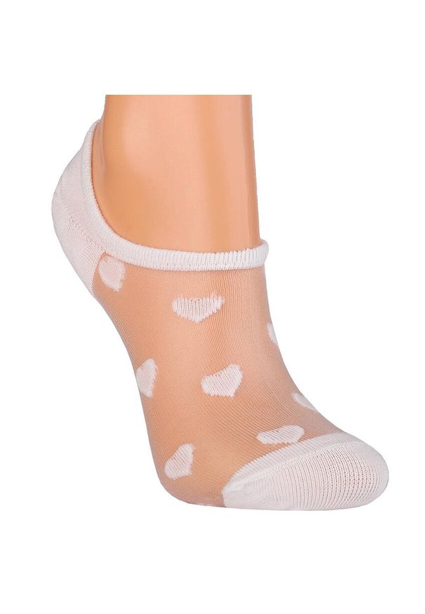 Damskie Stylowe Stopki Moraj W Serduszka Mix Kolor 3 Pary. Kolor: czarny. Materiał: materiał