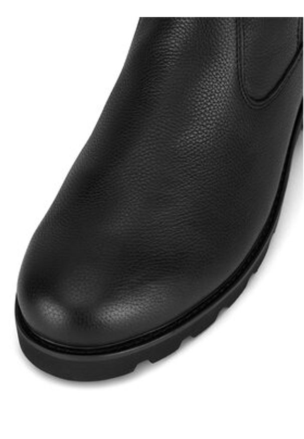 Remonte Trzewiki D0A71-01 Czarny. Kolor: czarny. Materiał: skóra