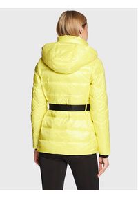 Calvin Klein Kurtka puchowa Essential Belted K20K204698 Żółty Regular Fit. Kolor: żółty. Materiał: syntetyk