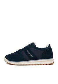 Guess Jeans Sneakersy EO-DELAND-01 WE Granatowy. Kolor: niebieski. Materiał: skóra, zamsz #5