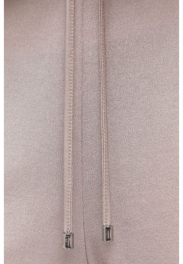 Max Mara Leisure Spodnie damskie szerokie high waist. Stan: podwyższony. Kolor: beżowy. Materiał: dzianina