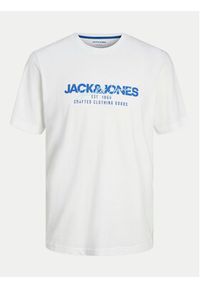 Jack & Jones - Jack&Jones T-Shirt Alvis 12256803 Biały Standard Fit. Kolor: biały. Materiał: bawełna #4