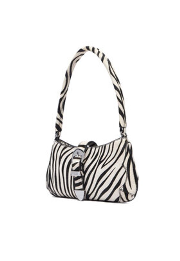 Tommy Jeans Torebka Tjw Cool Zebra Shoulder Bag AW0AW18879 Biały. Kolor: biały. Wzór: motyw zwierzęcy. Materiał: skórzane