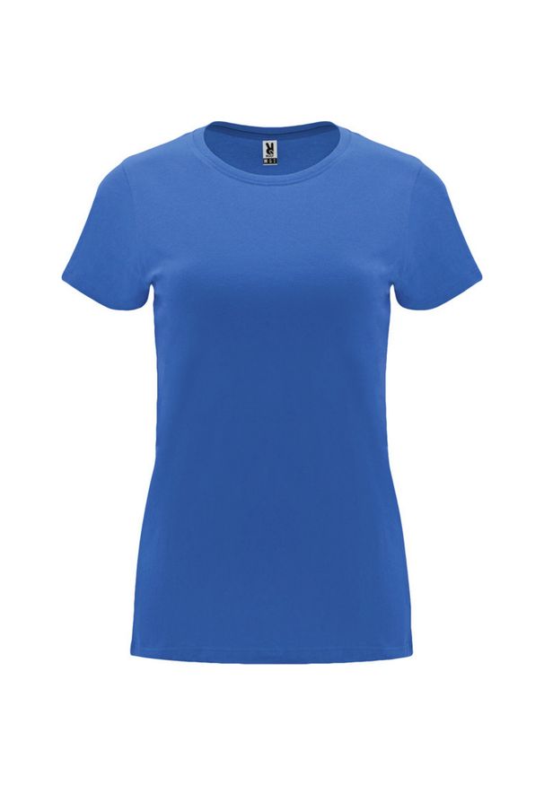 ROLY - Damska Koszulka Z Krótkim Rękawem Capri. Kolor: niebieski. Długość rękawa: krótki rękaw. Długość: krótkie. Sport: turystyka piesza