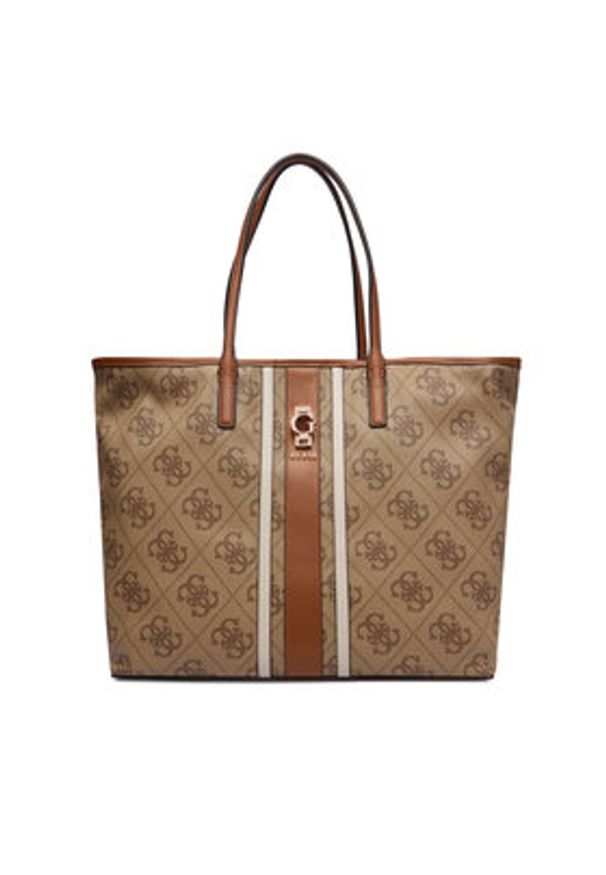 Guess Torebka Erenia HWSO78 38240 Brązowy. Kolor: brązowy. Materiał: skórzane