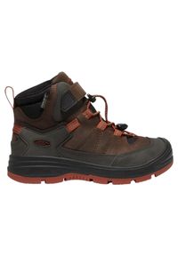 keen - Buty trekkingowe dla dzieci Keen Redwood Mid WP. Okazja: na co dzień. Kolor: szary. Sport: turystyka piesza