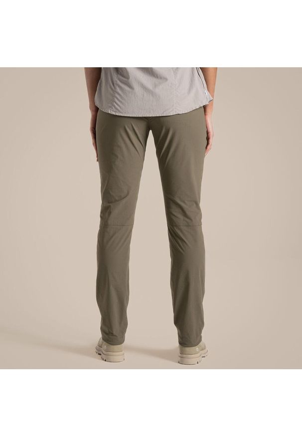CRAGHOPPERS - Spodnie turystyczne damskie Craghoppers NosiLife Pro Trouser III. Kolor: zielony. Sezon: lato. Sport: turystyka piesza
