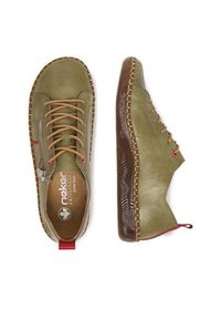 Rieker Półbuty N2401-54 Zielony. Kolor: zielony. Materiał: materiał #5