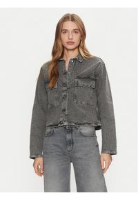 Vero Moda Kurtka jeansowa Ellas 10321886 Szary Regular Fit. Kolor: szary. Materiał: bawełna #1