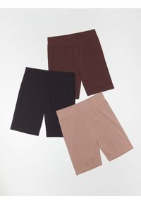 Reserved - Bawełniane kolarki - czarny. Kolor: czarny. Materiał: bawełna #1