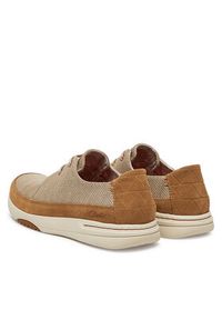 Clarks Sneakersy Easeway Lace 26181369 Beżowy. Kolor: beżowy. Materiał: materiał #3