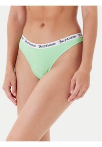 Juicy Couture Komplet 3 par stringów JCLTH224571 Kolorowy. Materiał: bawełna. Wzór: kolorowy