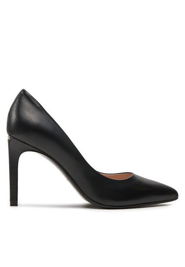 Calvin Klein Szpilki Heel Pump 90 Lth HW0HW02110 Czarny. Kolor: czarny. Materiał: skóra. Obcas: na szpilce