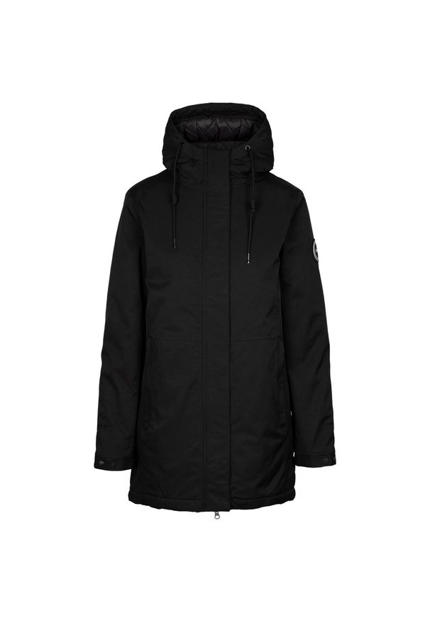 TRESPASS - Damska Kurtka Wodoodporna Wilma DLX. Kolor: czarny. Sport: turystyka piesza