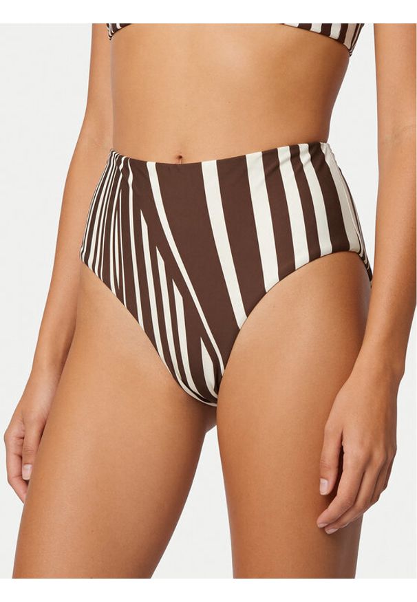 Seafolly Dół od bikini Coastline 40646-270 Brązowy. Kolor: brązowy. Materiał: syntetyk