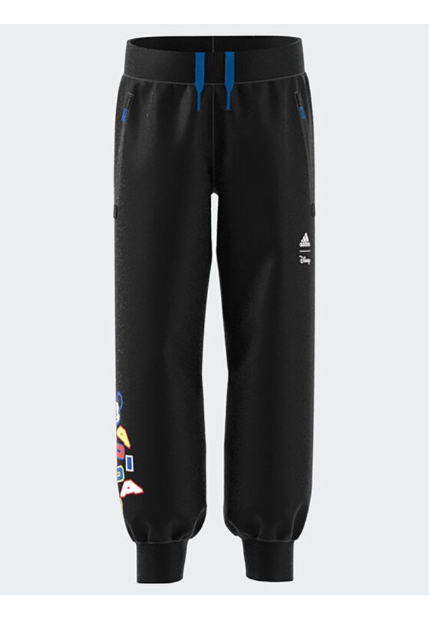 Adidas - adidas Spodnie dresowe IB4843 Czarny Loose Fit. Kolor: czarny. Materiał: bawełna