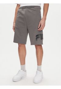 Fila Szorty sportowe Lezinnes FAM0870 Szary Regular Fit. Kolor: szary. Materiał: syntetyk. Styl: sportowy