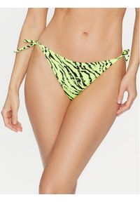 Calvin Klein Swimwear Dół od bikini KW0KW02336 Zielony. Kolor: zielony. Materiał: syntetyk